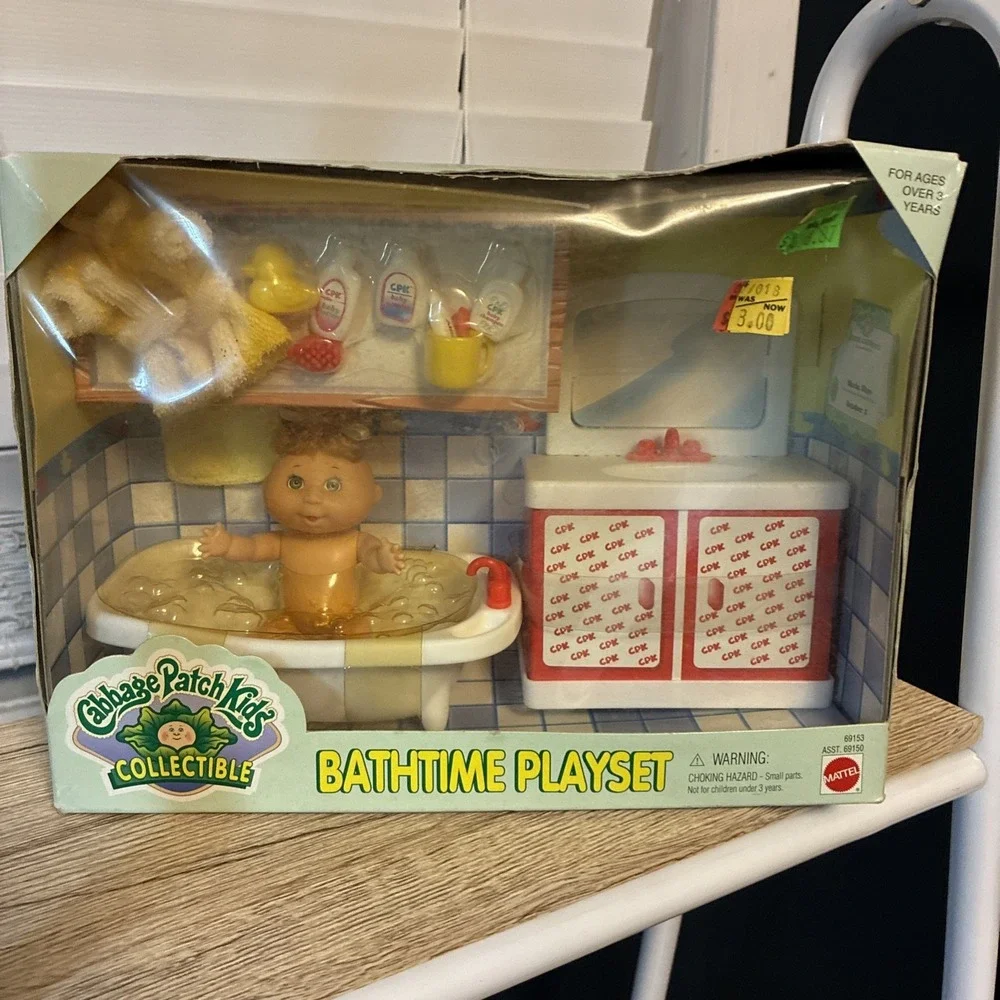 CABBAGE‎ PATCH KIDSBATHTIME PLAYSETBLONDE GIRL